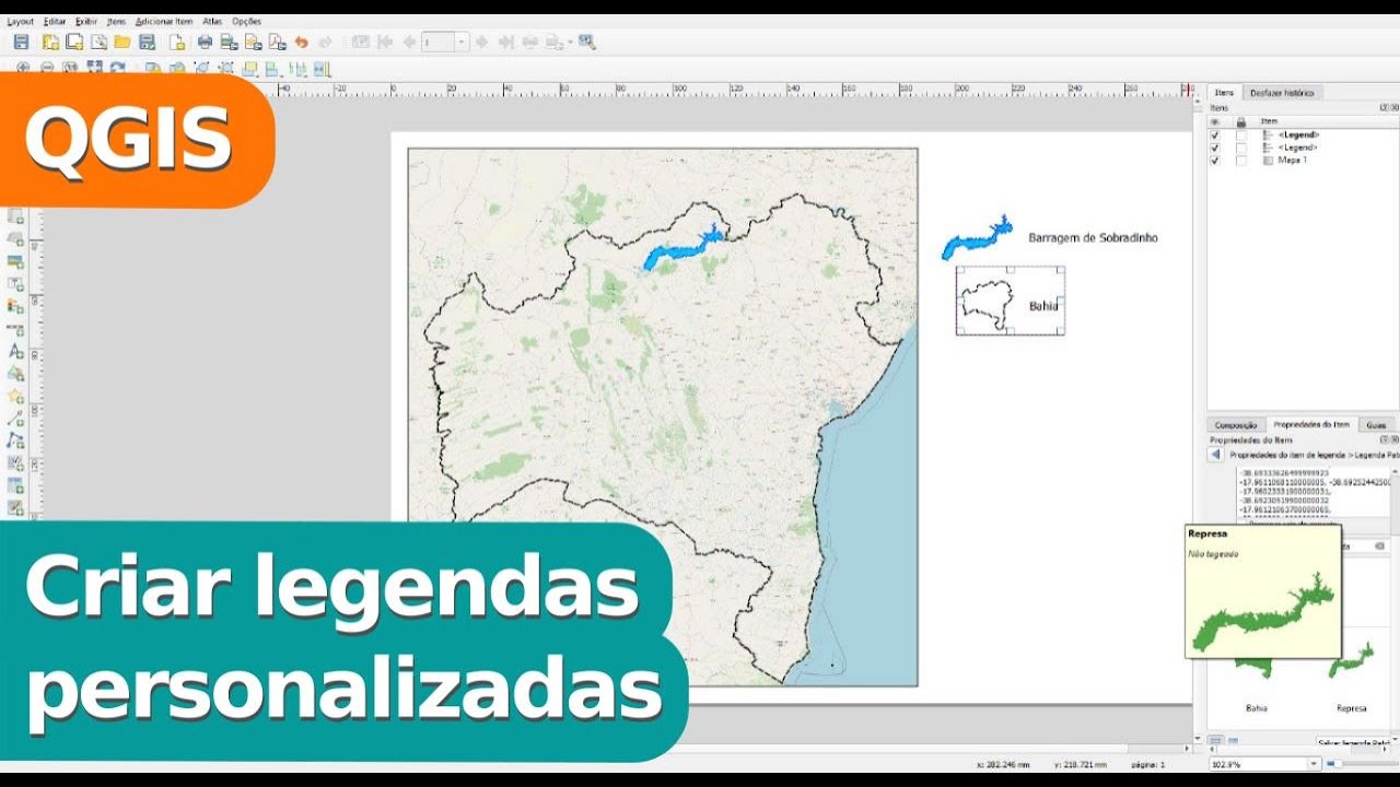 Criar legendas personalizadas no QGIS