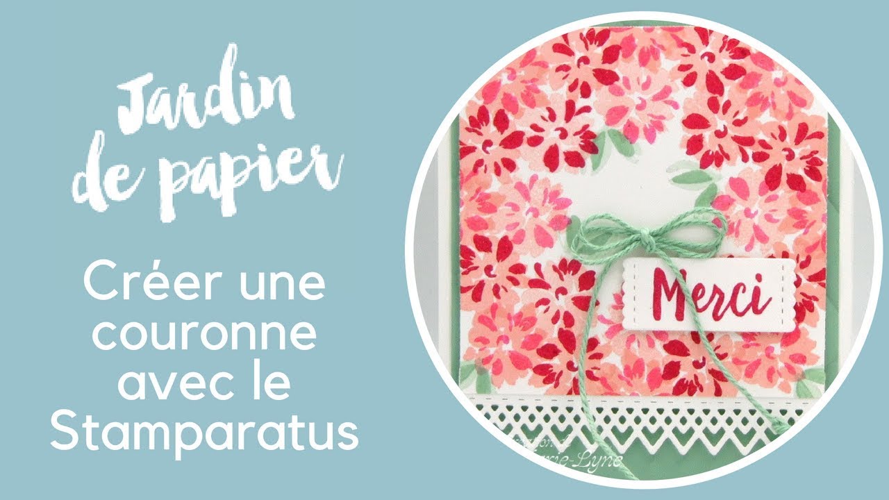 Créer une couronne avec le Stamparatus