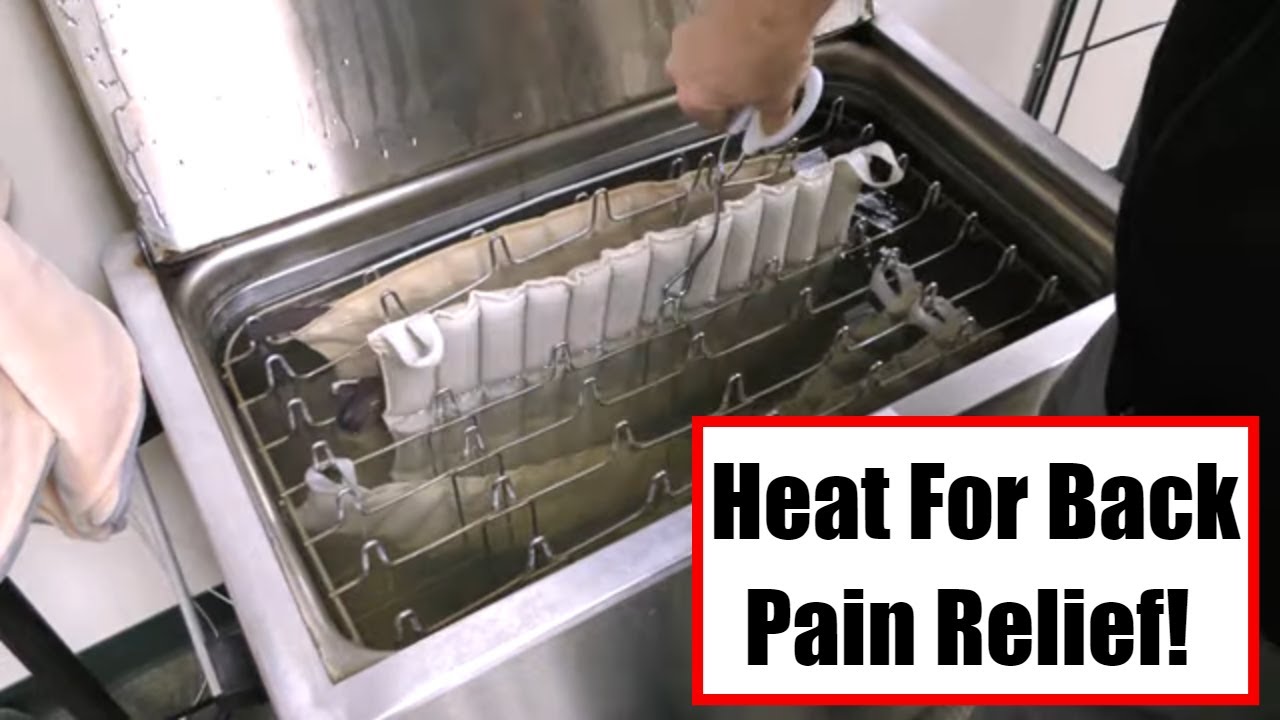 поясничный Горячей пак За назад боль - Hydrocollator Обогрев подушечка