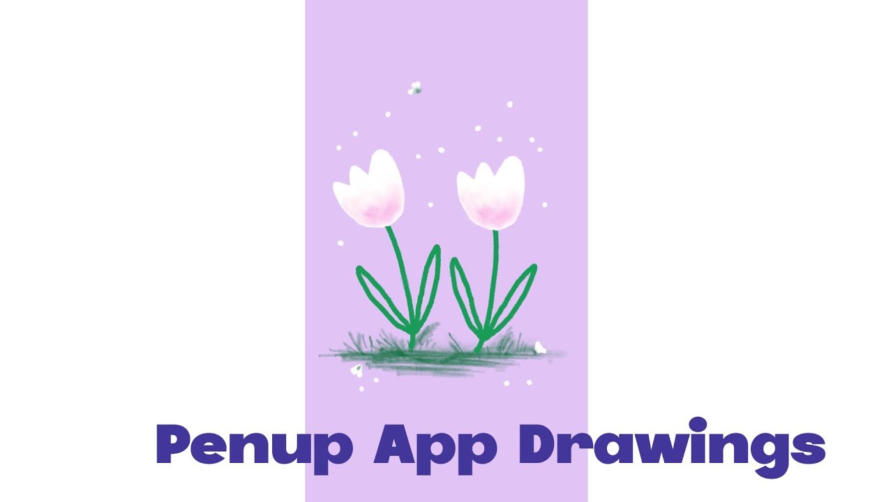 Flower Wallpaper Drawing with Penup app tutorial, Color mixing and blending, S22 Ultra S-Pen.