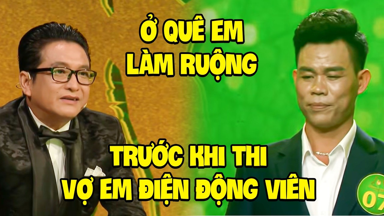 Thí sinh LÀM RUỘNG ĐƯỢC VỢ ĐIỆN TRƯỚC KHI THI ĐỘNG VIÊN Khiến NSND Trọng Phúc XÚC ĐỘNG