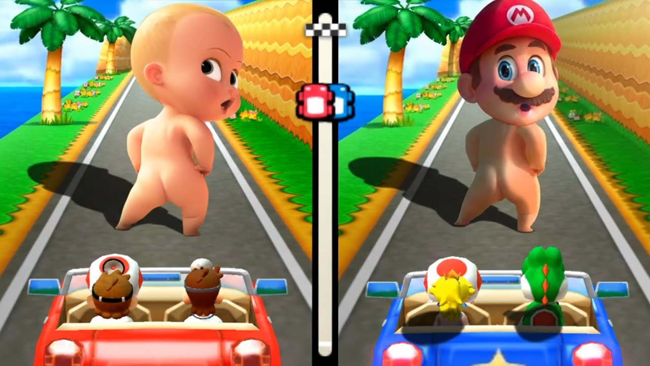 【マリオパーティ100ミニゲームコレクション】ミニゲームマリオVsルイージVsピーチVsヨッシー(最強CPU｢たつじん)