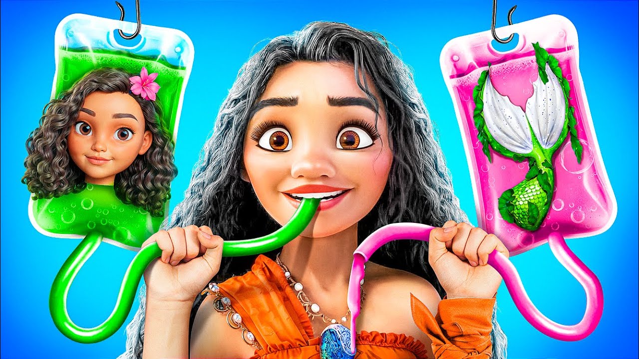 What Happened to Moana? / From Nerd Mermaid To Beauty Moana! Moana 2