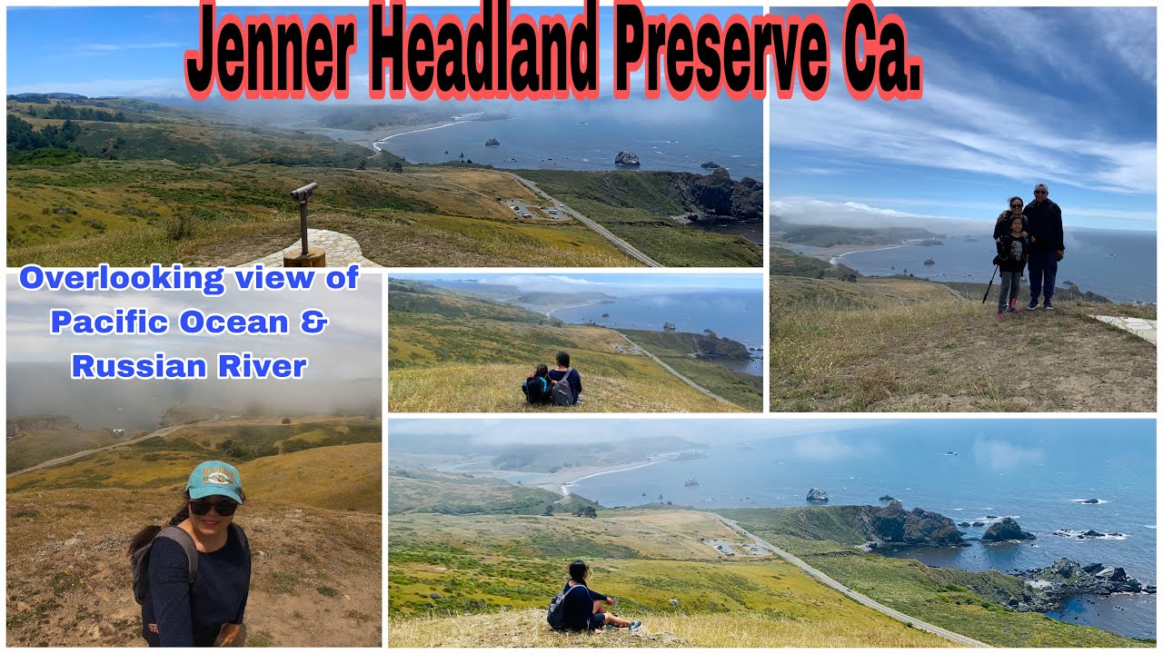 Jenner Headland Preserve California Overlooking trail View | pacific ocean | Russian River
