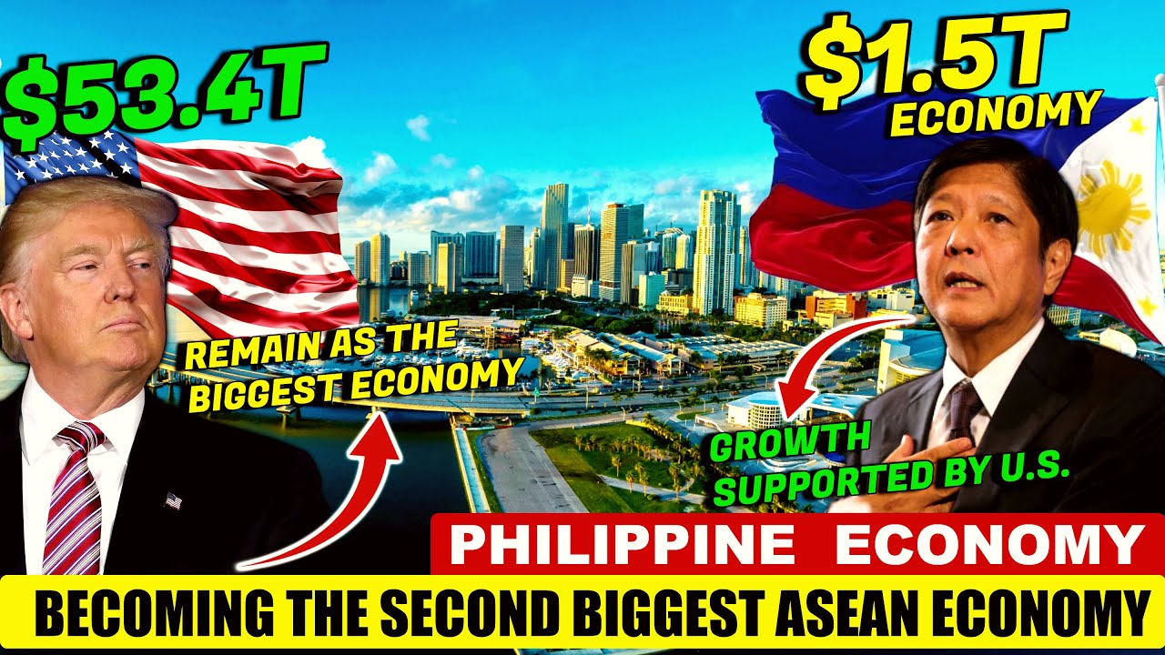 Supported by the United States -  The Philippines becoming the second Biggest ASEAN Economy