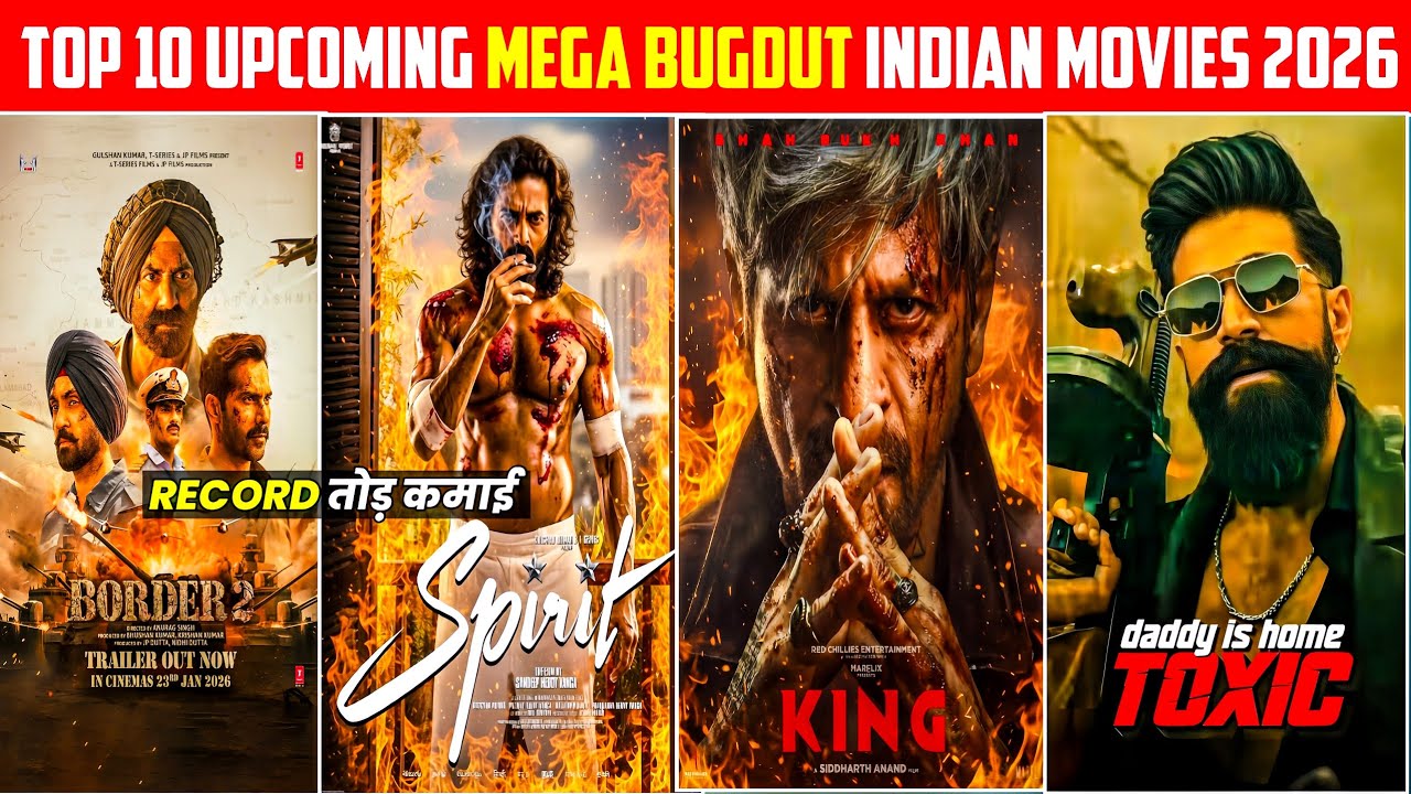 Upcoming Pan India Movies 2026 | Mega Budget Bollywood & South Films