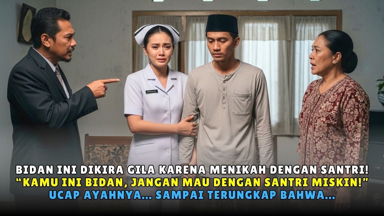 Bidan Cantik ini Dikira Gila Karena Pilih Menikah Dengan Santri Miskin! Sampai Akhirnya....
