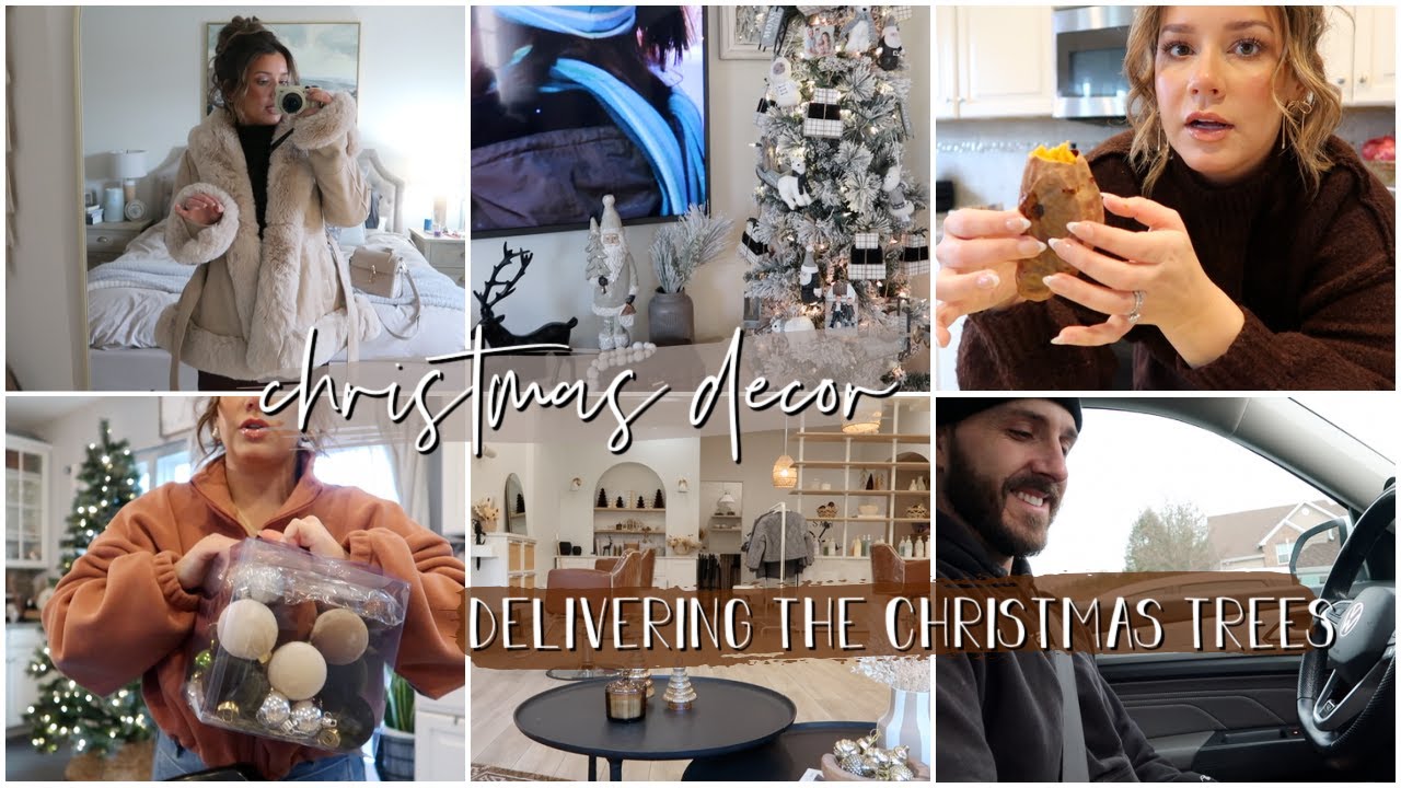My Christmas Decor, OOTDs & Delivering the Trees to Families!