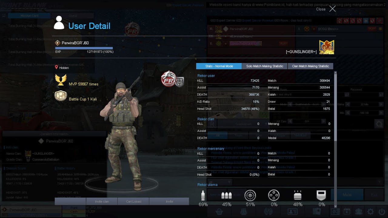 FUNMATCH : ACExFORCE vs GA CARI BERAS POINT BLANK INDONESIA