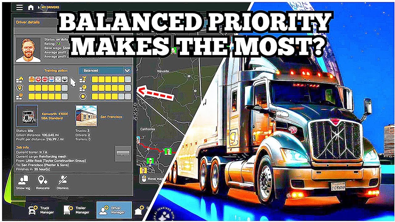 Имеет ли значение приоритет обучения для сотрудников в American Truck Simulator?