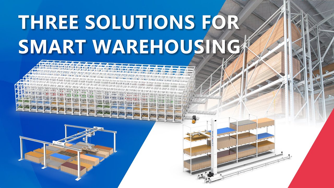KDT MesEdge Solutions -Intelligent Wood Panels Warehousing #smartwarehousing #woodworking #storage