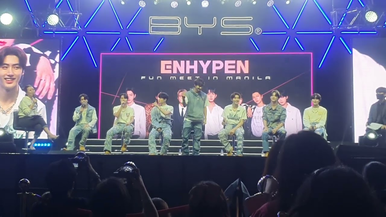 Enhypen Fun Meet - Philippines Games (Part 1)