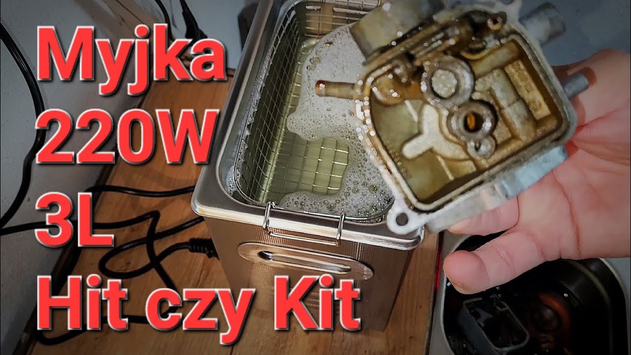 Myjka ultradzwiękowa 3l 220W. @RONIN