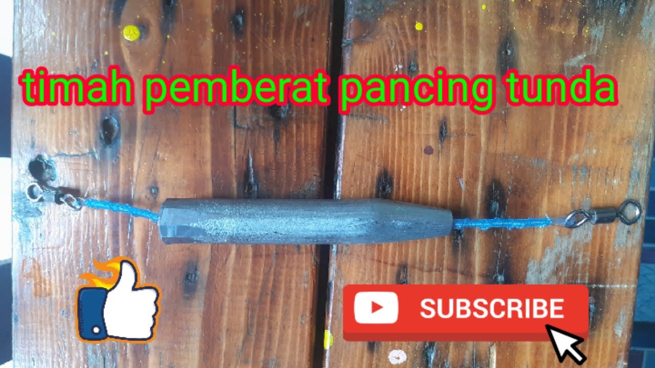 cara buat batu ladung pancing tunda tuna