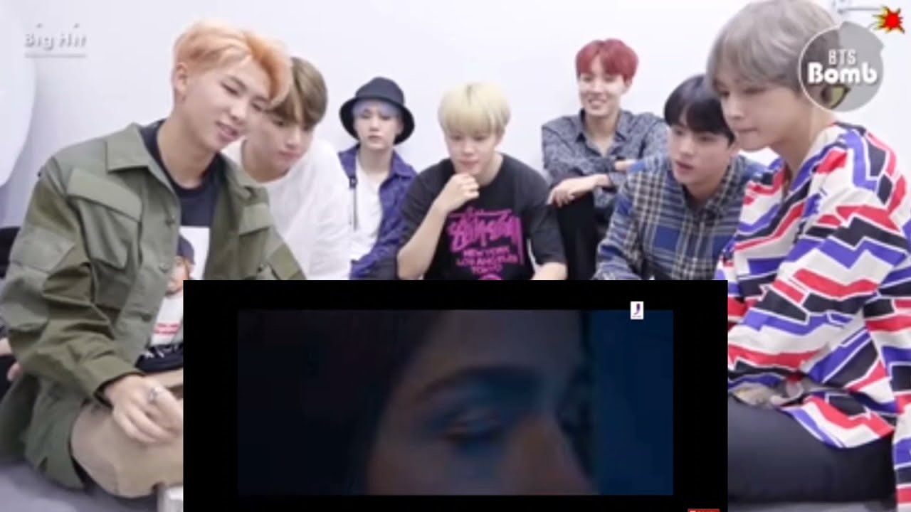 bts reaction to alia bhatt song  (fanmade)