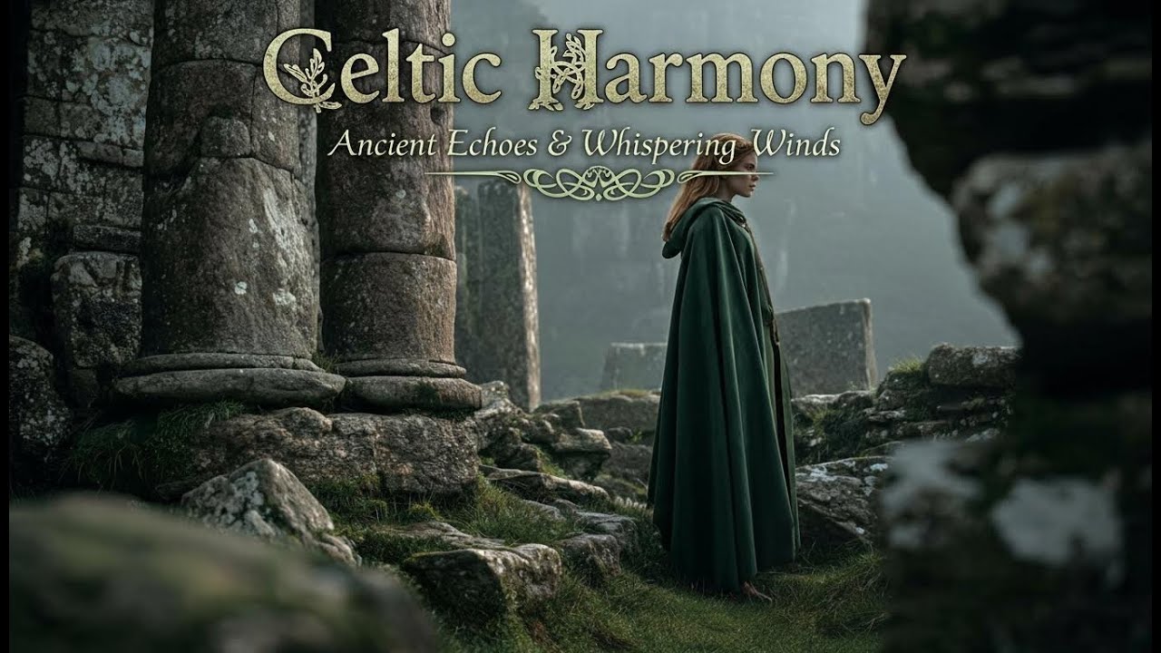 Celtic Starlight Lullaby | Irish Harp & Female Vocals for Stress Relief