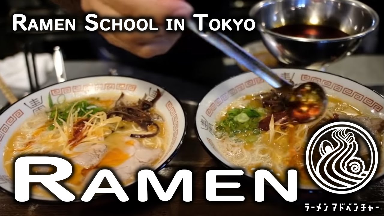 Ramen School - Making Tonkotsu Ramen at the Tokyo Ramen School