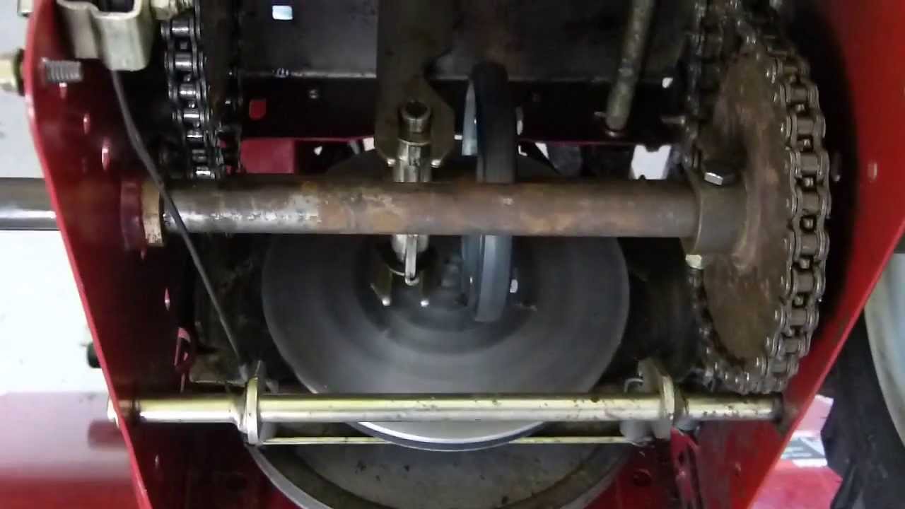Craftsman (Murray) Snow Blower Belt and Friction Wheel Replacement