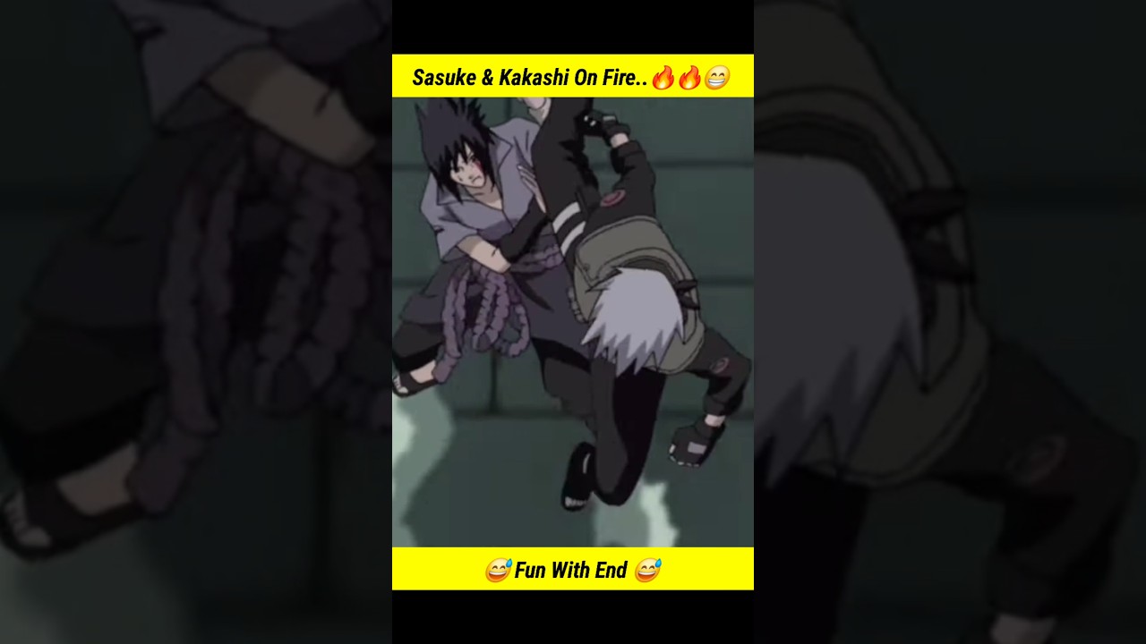 Sasuke & Kakashi On Fire 🔥🔥😅 || @funwithsrbyt || #freefire #funny #ytshorts #srb