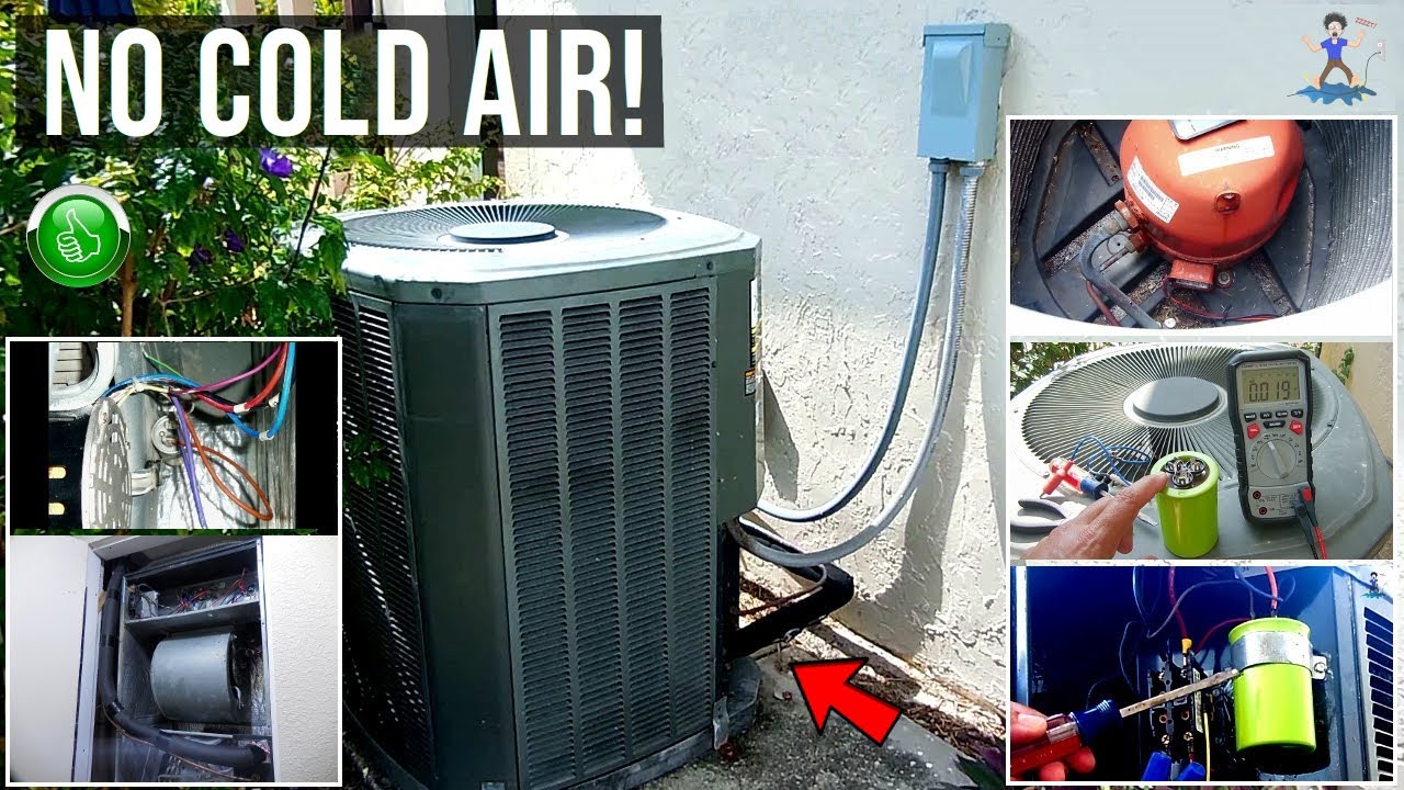 Central A/C Not Blowing Cold Air(Not Cooling)