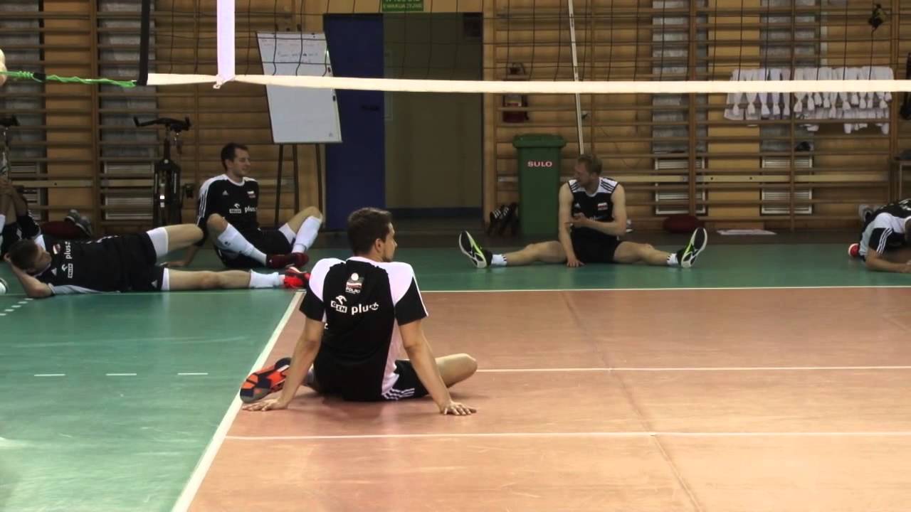 Trening wieczorny Reprezentacji Siatkarzy cz. 1 - konferencja licencyjna trenerów Spała 19.05.2015