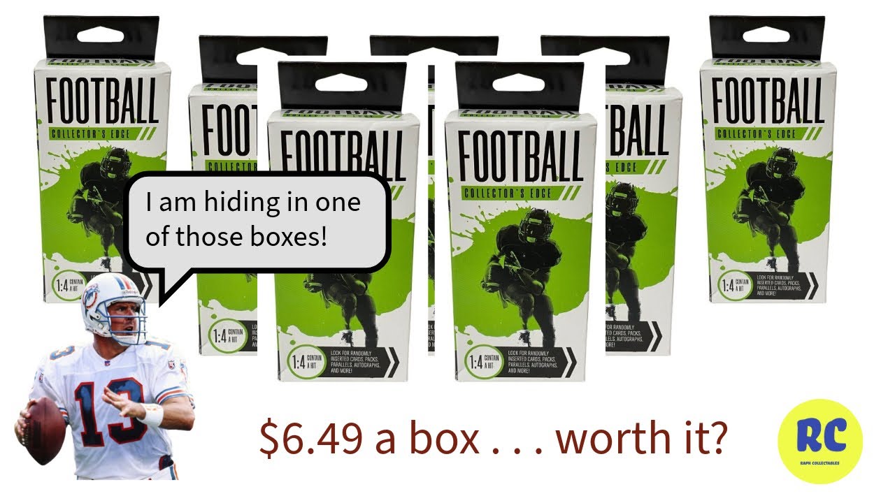 Mystery Boxes of Football!  Walgreen's Collector's Edge specials!