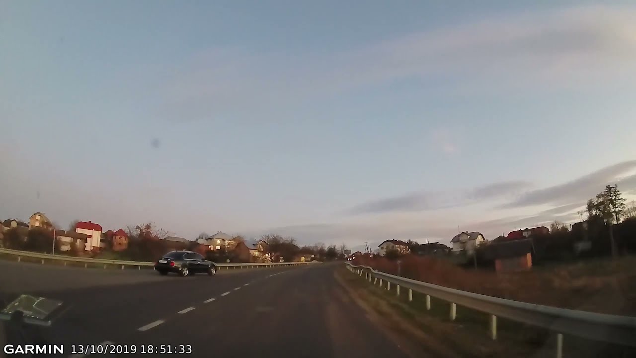 Ukraine. A trip at night from Stankiv to Bolekhiv / Станків - Болехів. 10.2019