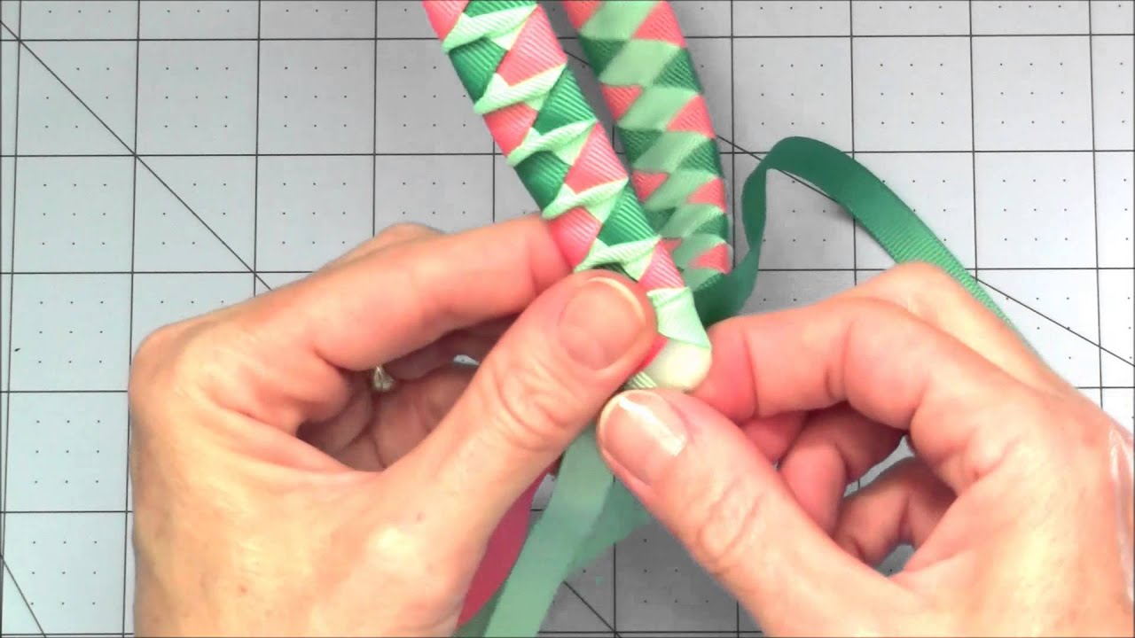 Woven Ribbon Headband with a Twist Tutorial