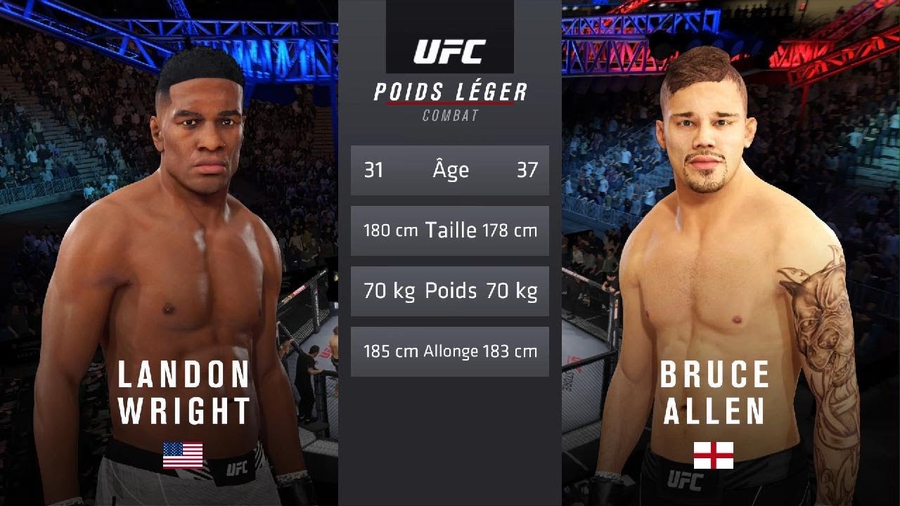 UFC 4 | Landon Wright vs Bruce Allen | Lightweight | BL studio 15
