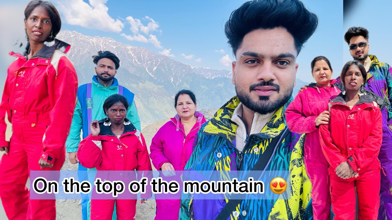 Hum ja rhe hain snowfall dekhne 🏔️ || Raju pehli bar snow dekhegi 😍 || travel vlog 7