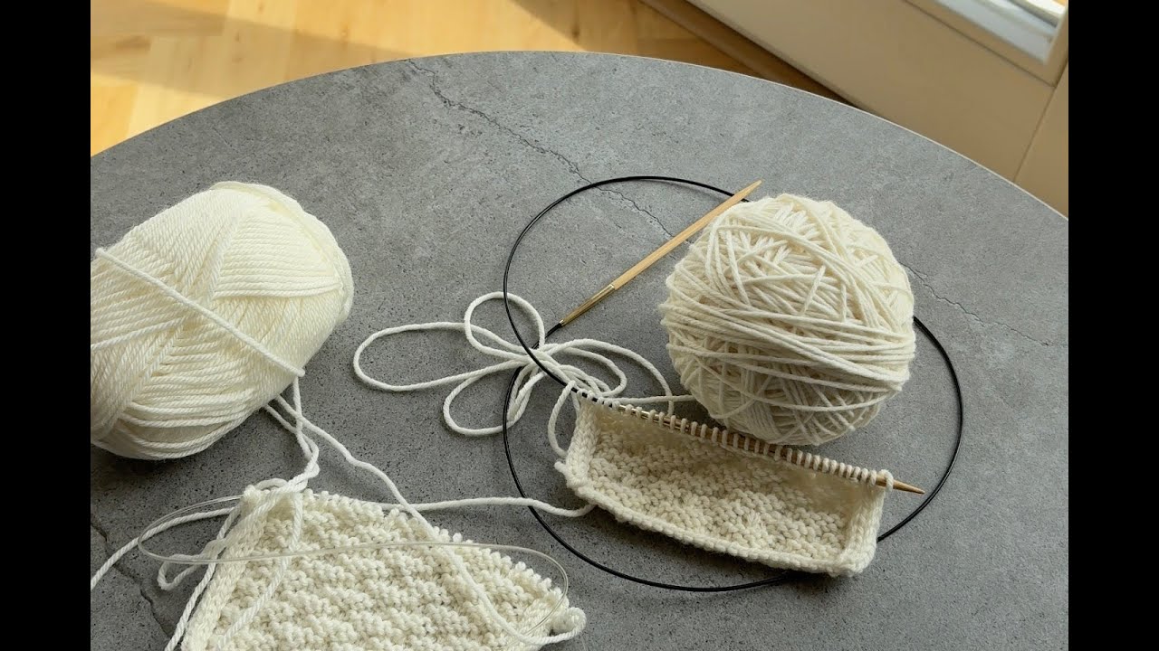 Ich stricke die Decke Porto Blanket von Hiromi Glover - Der Beginn und Abschnitt A