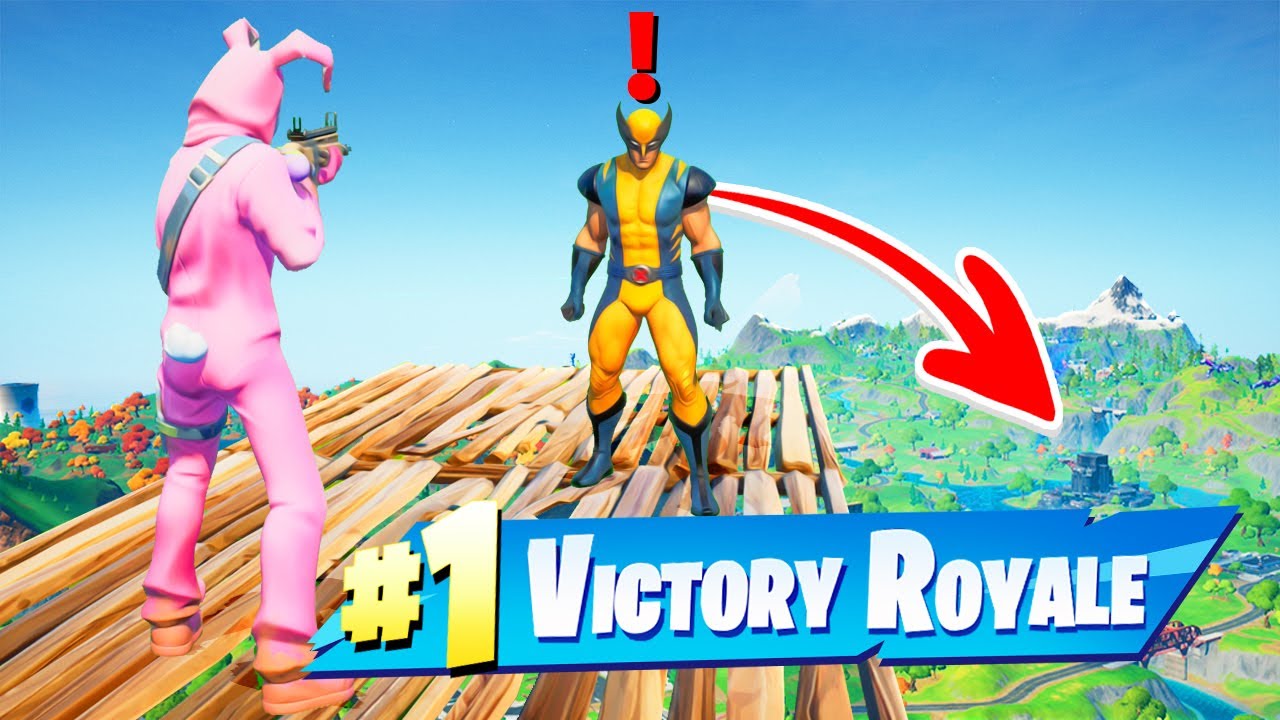 Ik deed een STAIRWAY TO HEAVEN met BOSS WOLVERINE in Fortnite!