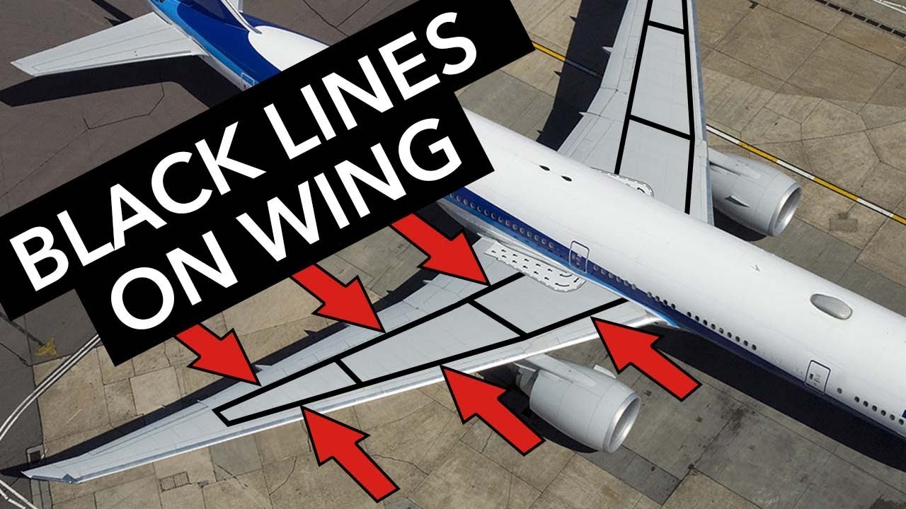 Boeing Facts - Black lines on the wings