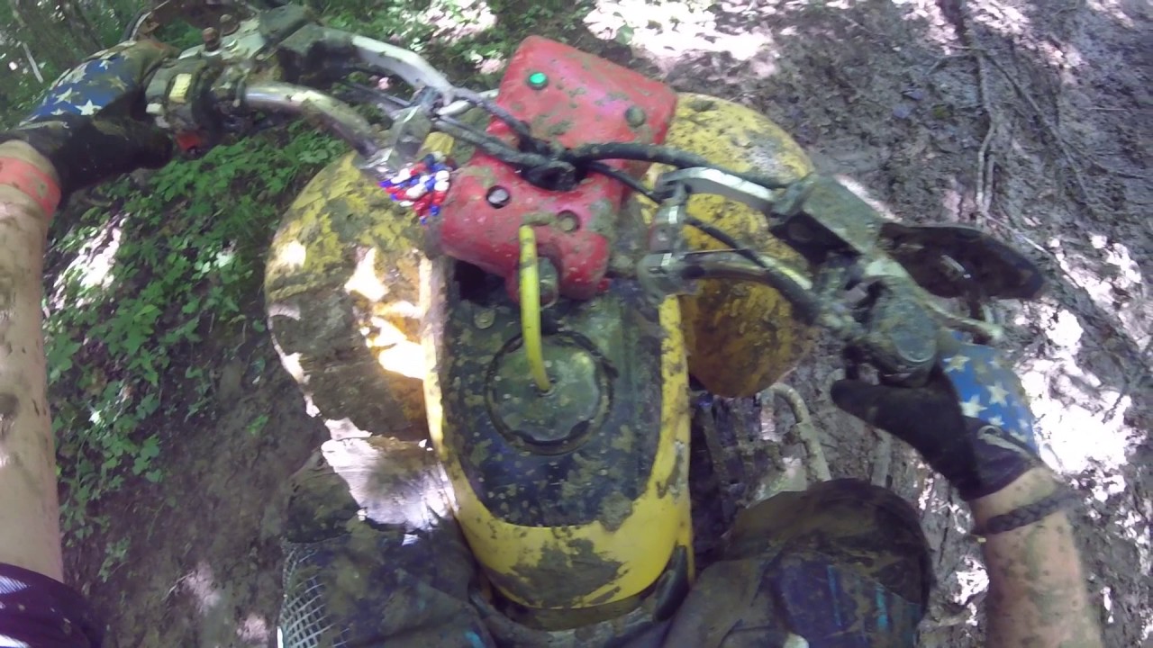 Honda 300ex and YZ426F High Speed trail ripping! (hillclimbs, mud)