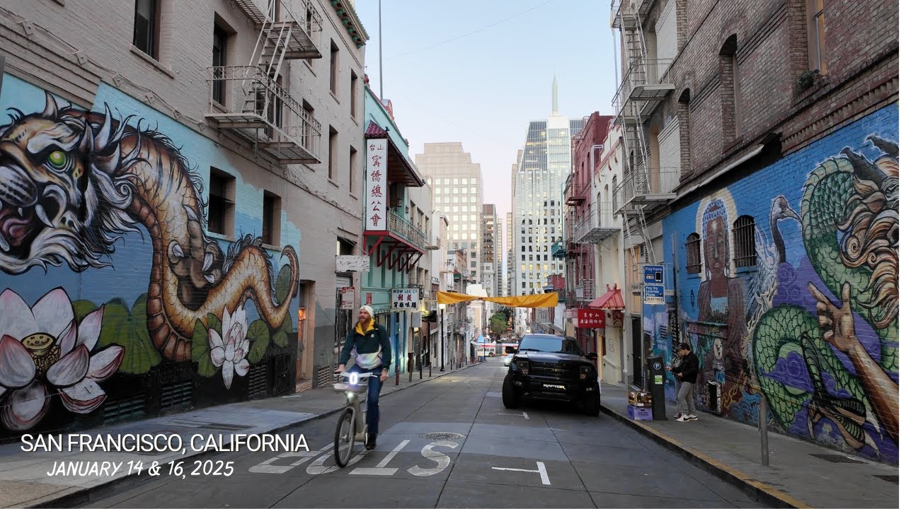 Walking San Francisco's Chinatown, Financial District & Union Square