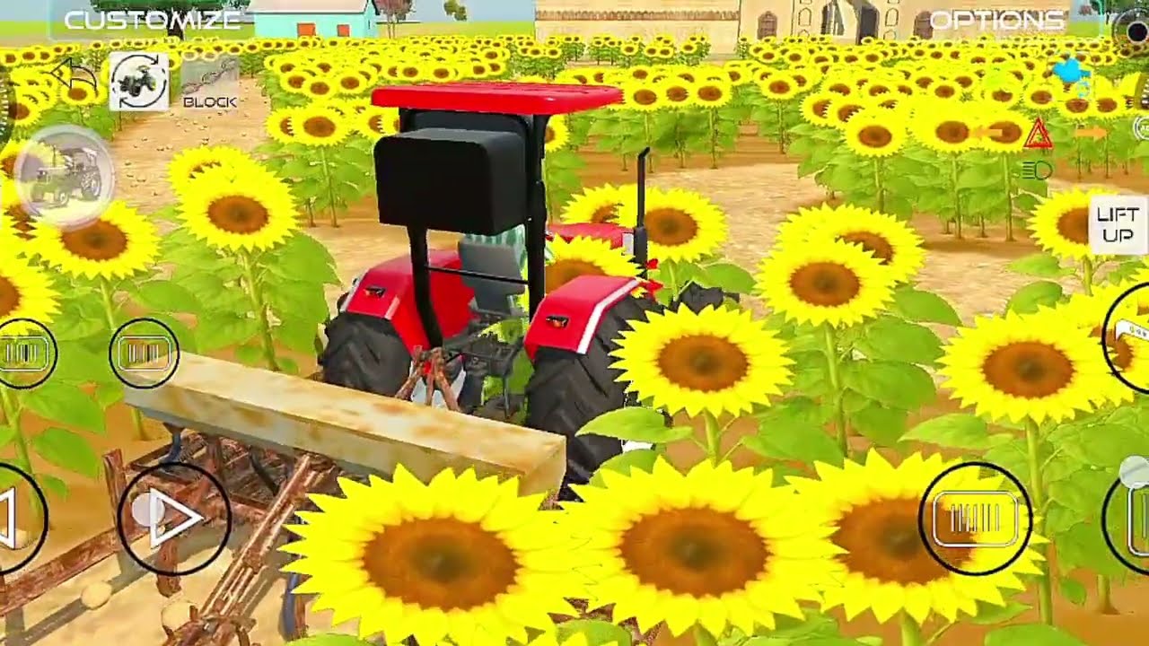 Tractor Game | Suryamukhi Ke Phool Ke Khet Ki Jotai 🌻🚜#gaming #gamingvideo #tractorgame #tranding 