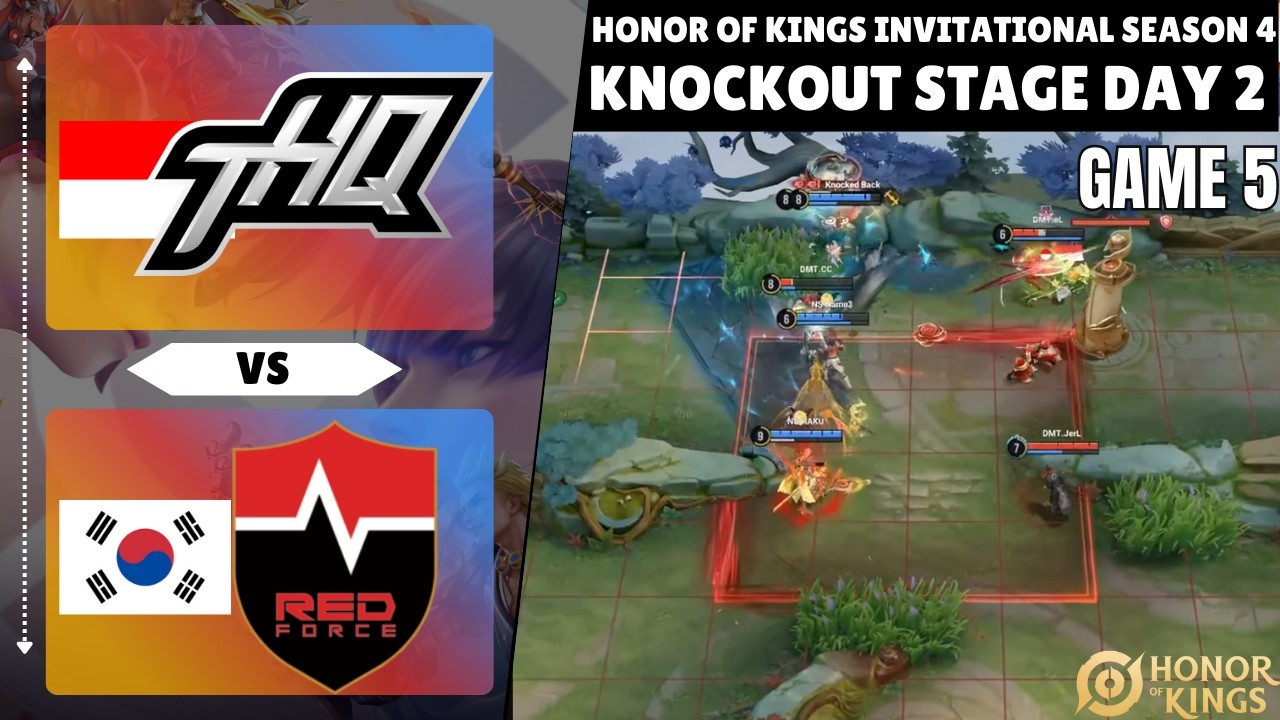 🇮🇩 Dominator Esports VS Nongshim RedForce 🇰🇷 | GAME 5 | HIGHLIGHTS | KSI4 | Knockout Stage Day 2