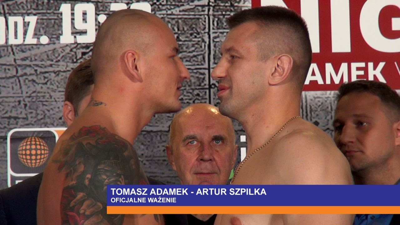 Adamek vs Szpilka: Oficjalne ważenie HD   ::: Adamek vs Szpilka