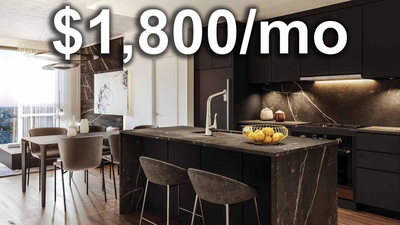 $1800 CAD a Month | Rent a Brand New Luxury Condo | Humaniti Montreal