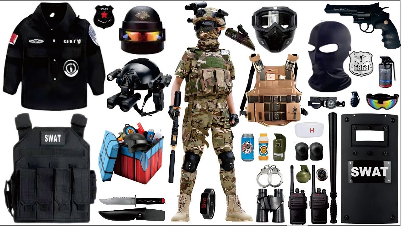 SWAT Toy Equipment SHOWDOWN! Fan Favorite? (DIY Tested)#swat #airsoft #unboxing #toys #m416max 