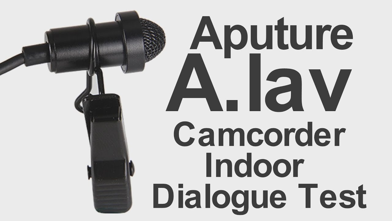 Aputure A.lav Clip-on Lavalier Lapel Microphone Indoor Dialogue Audio Test With A Camcorder