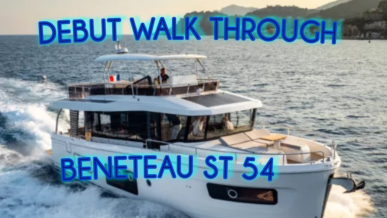 First Look!!  Beneteau Swift Trawler 54 debut at Miami boatshow 2025