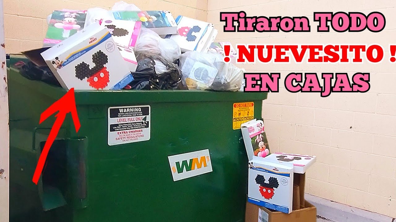 SUPER DUMPSTER increíble LO QUE TIRAN LAS TIENDAS EN USA #dumpsterdiving #usa  #tiktok #facebook