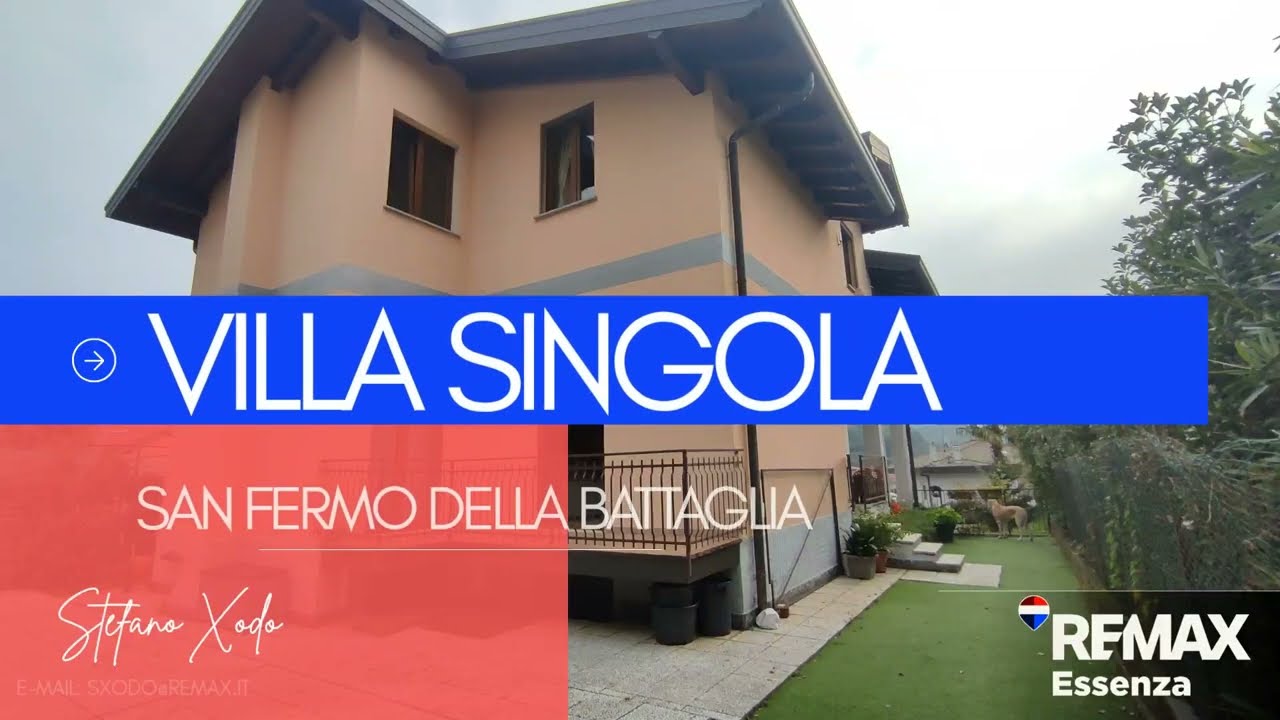 San Fermo Della  Battaglia, Villa singola recentemente ristrutturata, terrazza e giardino spazioso. 