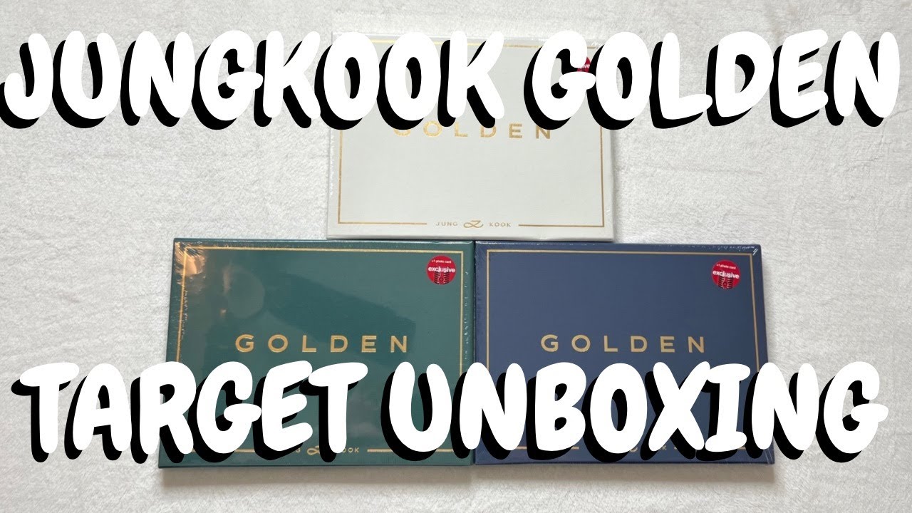 ❊ Jungkook Golden Target Unboxing | 정국