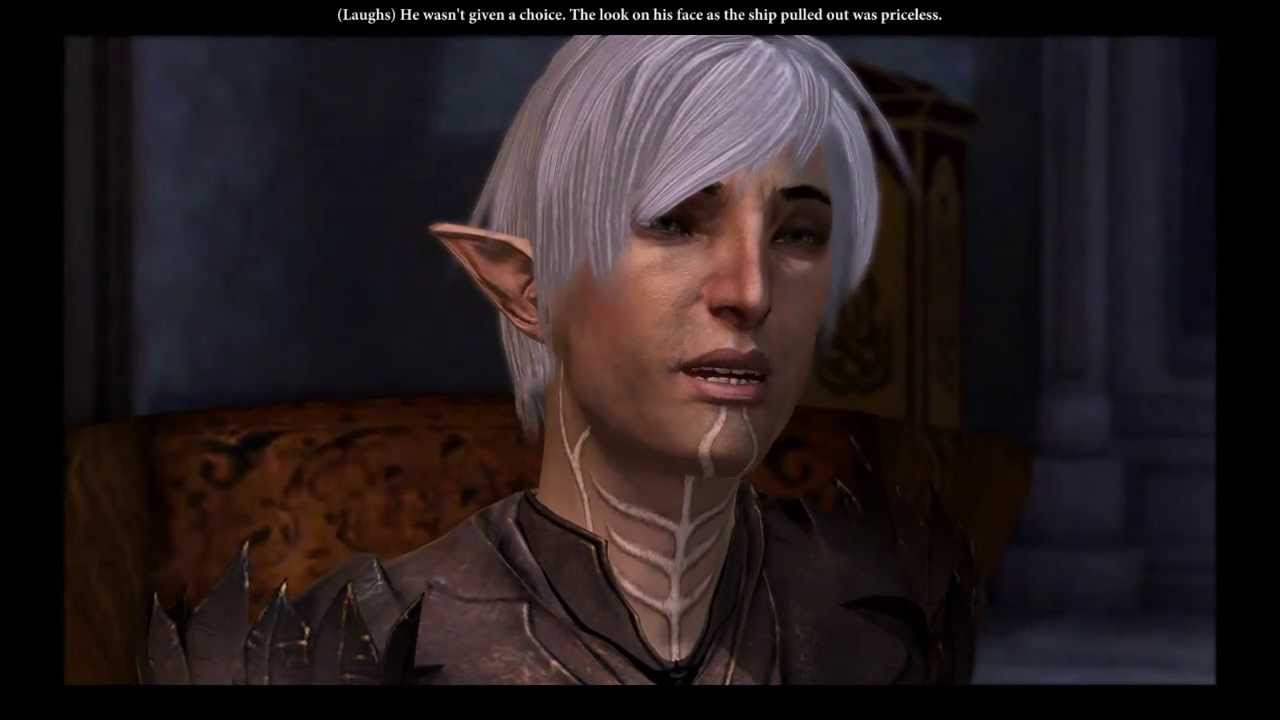 Fenris smiles only for Hawke | Dragon Age 2
