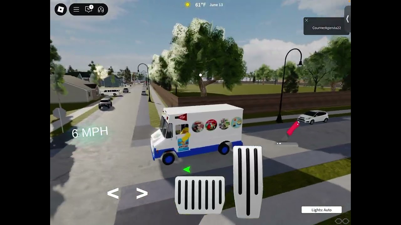 Ice cream truck playing kool kat