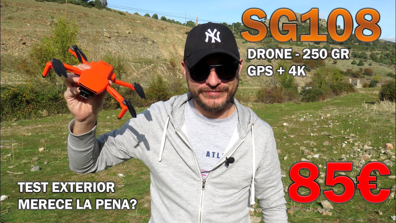 ZLRC SG108,L108 DRONE 250 GR MAS BONITO, GPS + BRUSHLESS + 4K POR 85&euro;