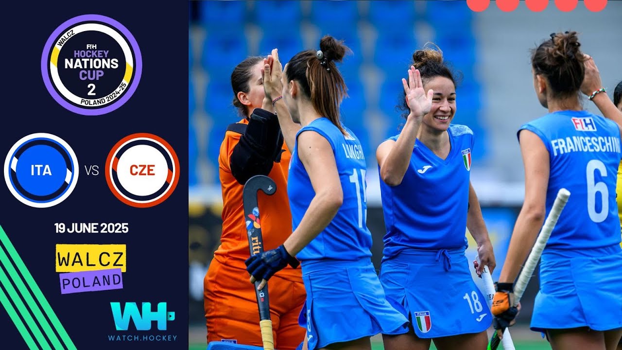 FIH Hockey Women's Nations Cup 2 2024-25 Highlights: Italy vs Czechia | Match 9