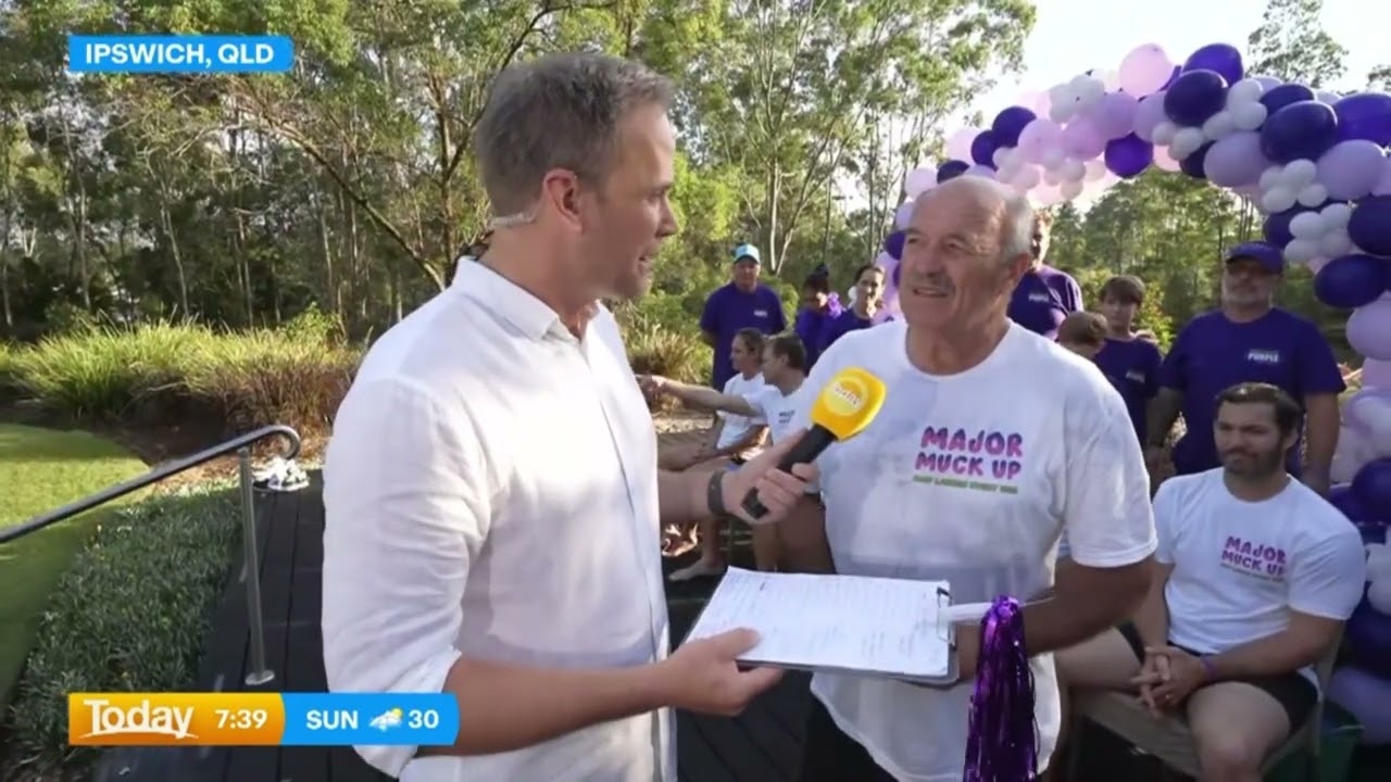 Major Muck Up x The Today Show | Epilepsy Queensland's Make March Purple 2026 Launch | Live Cross 5